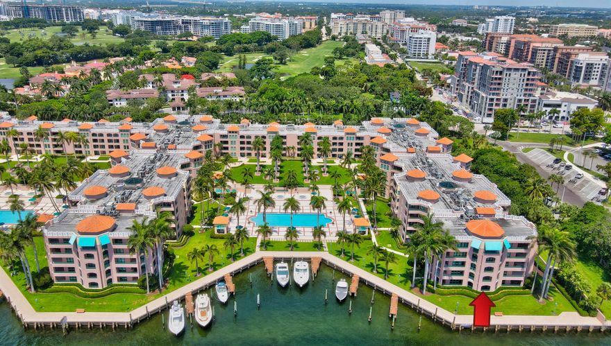 Location Location Location!!!  Rarely available Grand View Villa, with breathtaking views from every room! Approx 90 linear feet of Intracoastal.  Located on the grounds of The Boca Raton (Golf & Club Memberships Available Separately)  Walking distance to restaurants, beach and shopping nearby.   Enjoy the privacy of a Home, with 2772sf U/A, 3br & 3.1 baths, 952sf wrap-around terraces.  Walk directly out from your terrace to the pool, gym or Resort!  Watch the Boca Boat Parade all year-round!  Perfect for entertaining!  The open kitchen features Poggenpohl cabinets, granite, SS Frigidaire appliances.  Custom built-ins: Den/BR3, oversized dressing room & walk-in closets!  Enjoy Billiards, Tennis & Social Events.  Bring your decorating ideas!  Exciting opportunity!!