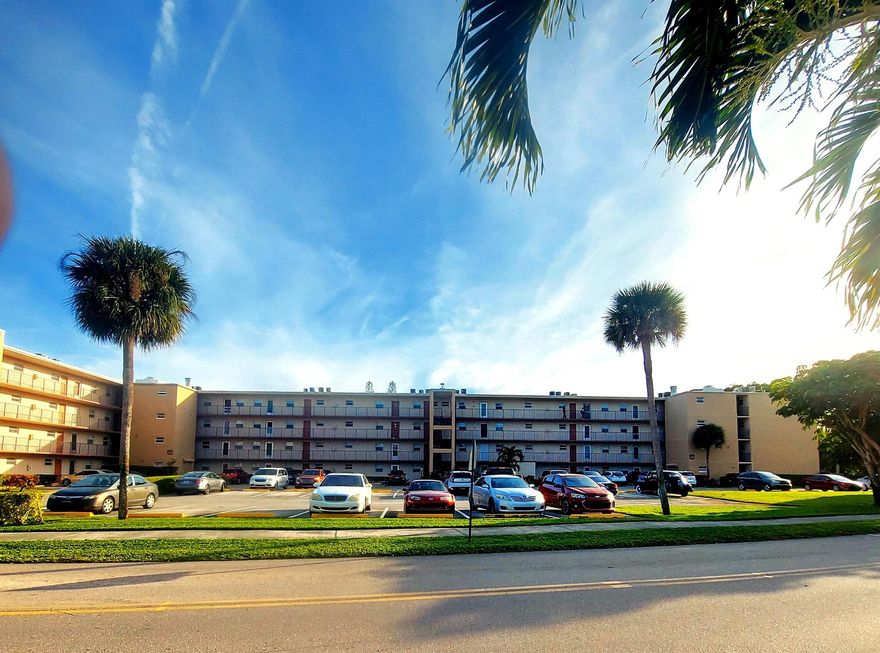 There is a special assessment for the new roof the owner agreed to pay for that. (Owner is paying for the New roof being installed).  One bedroom, one and a half bathroom condo on the 1st floor with a garden view from your enclosed Lamia. Decorated with neutral colors through out. In your maintenance internet and WIFI are included. Community Amenities recreation Center with 2 pools, fitness center,bocce,mini-putt & shuffleboard,large Clubhouse auditorium with events. Lakeside Village is 55plus community with many amenities to enjoy.. Minutes to the beach,restaurants,shopping and Palm Beach International airport, Tri Rail, I95,schools, library, parks, zoo and walking trails, churches, Worth Avenue on Palm Beach. The property has a renter in place.