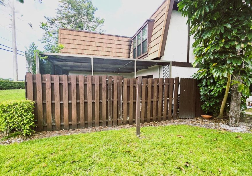 Excellent opportunity for a first-time homebuyer or savvy investor!  (no rental waiting period for new owner.) This spacious 2-bedroom, 2.5-bath townhouse is located in the highly sought-after, Weybridge community in Royal Palm Beach, Fl.  Recent upgrades include a new A/C, hot water heater, dishwasher, fridge and hurricane-impact windows. Also included, as a bonus: an oversized screened-in patio, perfect for outdoor living. The property is in very good condition and simply awaits your updates. Community amenities feature a beautiful swimming pool, basketball court, and playground. Conveniently located within walking distance to shopping, dining,, schools, rec centers and more.