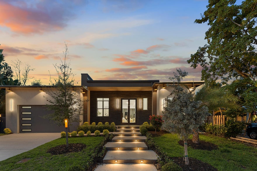 Brand New 2026 Construction in Rio Vista on +/-9,400 SF lot. Extra large lot gives a superior 1-story build with soaring 14 Ft. ceilings. 3,200 SF under Air - 4 bedrooms (all ensuite baths) 4.5 bathrooms PLUS a large office/study. 2 car garage and the backyard facing north soak in the hot tub or swim in the pool overlooking gorgeous views of downtown Fort Lauderdale. The backyard also boasts over 500 SQFT of covered outdoor living. Rio Vista is one of Fort Lauderdale's premiere neighborhoods with mature oak trees & central to everything you'd need to enjoy Fort Lauderdale. Walking distance to downtown Fort Lauderdale and Las Olas nightlife, restaurants and shopping. 2.5 miles to Fort Lauderdale Beach, 15 minutes to Fort Lauderdale International Airport.