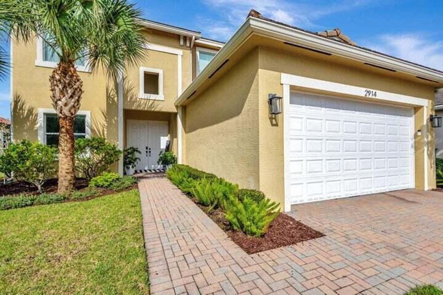 Breathtaking lakefront views in this impeccably updated and maintained home make this a must see. Every room reflects attention to detail, style, and modern comfort. The dream kitchen features a large island, quartz countertops, stainless steel appliances, and an abundance of natural light. In addition to 3 bedrooms, the upstairs loft may be used as an office, playroom, or den. The large backyard  and patio are ideal for relaxing by the lake at any time of day, nights around the firepit, entertaining, and room for a pool, playset, garden, and more. Close to schools, shopping, dining, entertainment, recreation, and  community amenities that include a pool, clubhouse, gym, walking paths, basketball, and more. Move in ready.