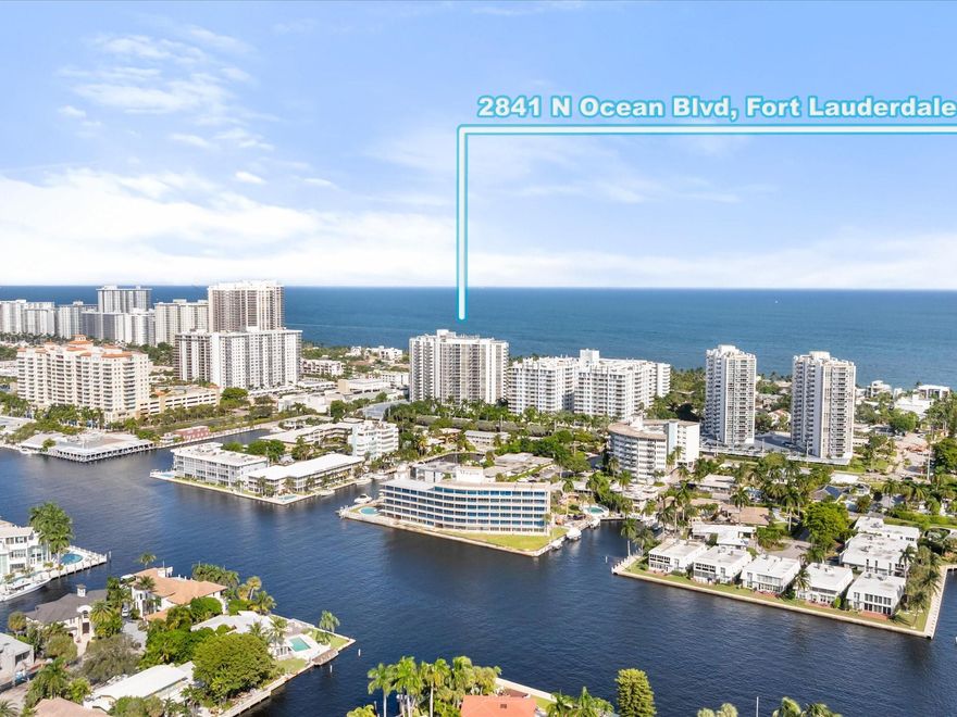 Enjoy breathtaking sunsets over the Intracoastal Waterway from this stunning REMODELED UNIT featuring floor-to-ceiling IMPACT WINDOWS and a glass oversized balcony. The building is along Fort Lauderdale BEACH to enjoy coastal lifestyle. The open kitchen boasts wood cabinetry, granite countertops, S/S appliances, and tile floors throughout. Spacious layout with a walk-in closet and full-size WASHER and DRYER INSIDE the unit. Building amenities include a rooftop heated pool with panoramic views, gym, sauna, club room, onsite management, 24-hour lobby, private storage, and secured parking garage. Perfectly located near A+ rated schools, fine restaurants, shopping, the beach, and water taxi access.