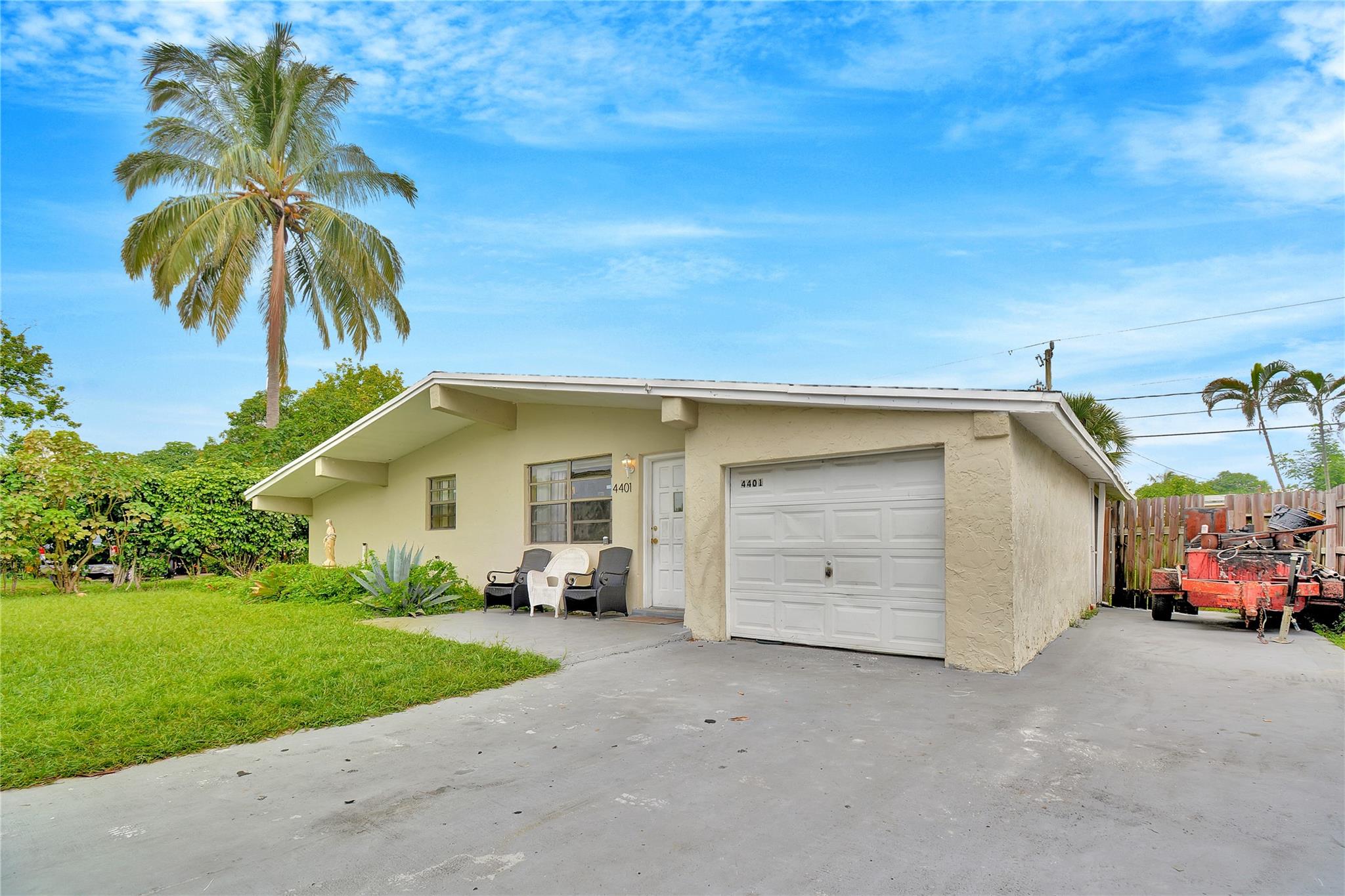 Opportunity knocks! This 3-bedroom, 2-bath home is ready for the visionary buyer who sees potential where others see projects. Solid bones, a functional layout, and a generous lot make this home the perfect canvas for your next renovation or income-producing property.
Built in 1960, it offers a bonus room with a fireplace & bar, a covered patio, and a backyard with room for a pool. The south-facing orientation keeps the home light-filled throughout the day, while original details like tile flooring and wood panel walls add character for those who love to restore rather than replace.
Whether you’re an investor looking to add value to your portfolio or a homeowner ready to roll up your sleeves and breathe new life into a classic property—this is the opportunity you’ve been waiting for.