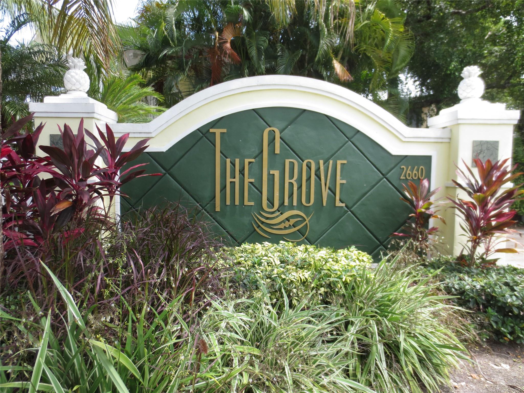 Welcome to the Grove at Wilton Manors. Location is Everything. This charming Gated Complex is a short walk to the Vibrant Shops, restaurants and clubs of Wilton Drive. Association Clubhouse and heated Pool. Fully Funded Reserves. New Roof Installed 2025. Fantastic Winter or Weekend Getaway with updated Kitchen that offers Granite countertops and stainless Appliances. A/C and Hot Water Heater Replaced 2023. Tile Floors installed on angle throughout the entire unit. Assigned Parking space right at front door. Pet Friendly Complex allows 2 pets up to 30 lbs each. Leasing allowed first year of ownership, 2 times per year and 90 day min.