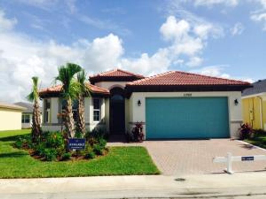 Gated Resort Community with amazing amenities.  Gorgeous brand new construction.  Home will be ready soon!  Home boasts barrel tile roof, impact glass, fabulous kitchen with full height granite backsplash and cabinet panel at island and pantry door.  Stainless steel appliances and washer/dryer included.  Laundry sink and cabinets in laundry room.  All window treatments included.  Hurry, this will not last long!