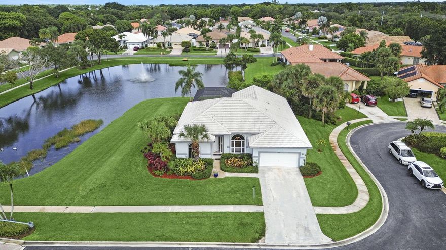 Available for a minimum 5 month seasonal rental at $9,000! Stunning, Newly Renovated 4/3/2 Pool Home with Amazing Lake & Fountain View located in the Boutique Community of Cypress Hollow! Pool Service and Lawn Maintenance is included! High Ceilings, Spacious Rooms with a Triple Split Floor Plan. The Primary Suite has His and Her Walk in Closets, Soaking Tub, Dual Sinks and Separate Shower. The Family Room, Living Room, Kitchen and Primary Bedroom all overlook the Sparkling Pool and Lake! Cypress Hollow is conveniently located close to Shopping, Restaurants, Beaches, Health Facilities and Golf Courses. It also has easy access to I-95, Turnpike and Palm Beach International Airport!