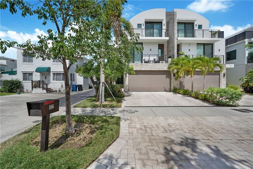 Rarely on the market do we see all:  LOCATION: Secluded street in beautiful Victoria Park close to Las Olas, the famous FTL beach, dog park, shopping, highways & airport. Three bedroom plus ample den that could be the fourth bedroom. Built in 2020. OWNER FINANCING. NO HOA.  Elevator, generator, pool, BBQ and relaxing terraces. The most desirable lifestyle packaged into a perfectly designed home that flows effortlessly throughout the three very functional levels featuring elegant porcelain floors.  Textures that enhance the elegant and vibrant finishes.  Bosch appliances, wine cooler, JennAir gas stove & exhaust. 3-D Epoxy floors & cabinetry in the garage. Surround sound throughout.