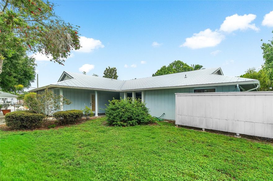 AGENTS PLEASE VIEW BROKER REMARKS IN MLS
Experience Florida living at its finest in this charming 3BR, 2BA home. Offering 1798 sf of comfortable living space, featuring a desirable split bedroom floor plan, vaulted ceilings, and ample natural light. Discover a spacious living area. The primary bedroom is a true retreat, boasting a generous sitting area ideal for a den or office. Outside, relax & unwind on the screened patio overlooking a private, backyard adorned with mature trees and fruit trees – a peaceful oasis for outdoor enjoyment. Situated on a desirable cul-de-sac with a generous .33-acre lot, there's even room for a future pool! New metal roof (2025).
Offers will be accepted through Monday, October 31, 2025 at 1:00p.
AT SELLER'S DISCRETION, AN OFFER MAY BE ACCEPTED AT ANY TIME.