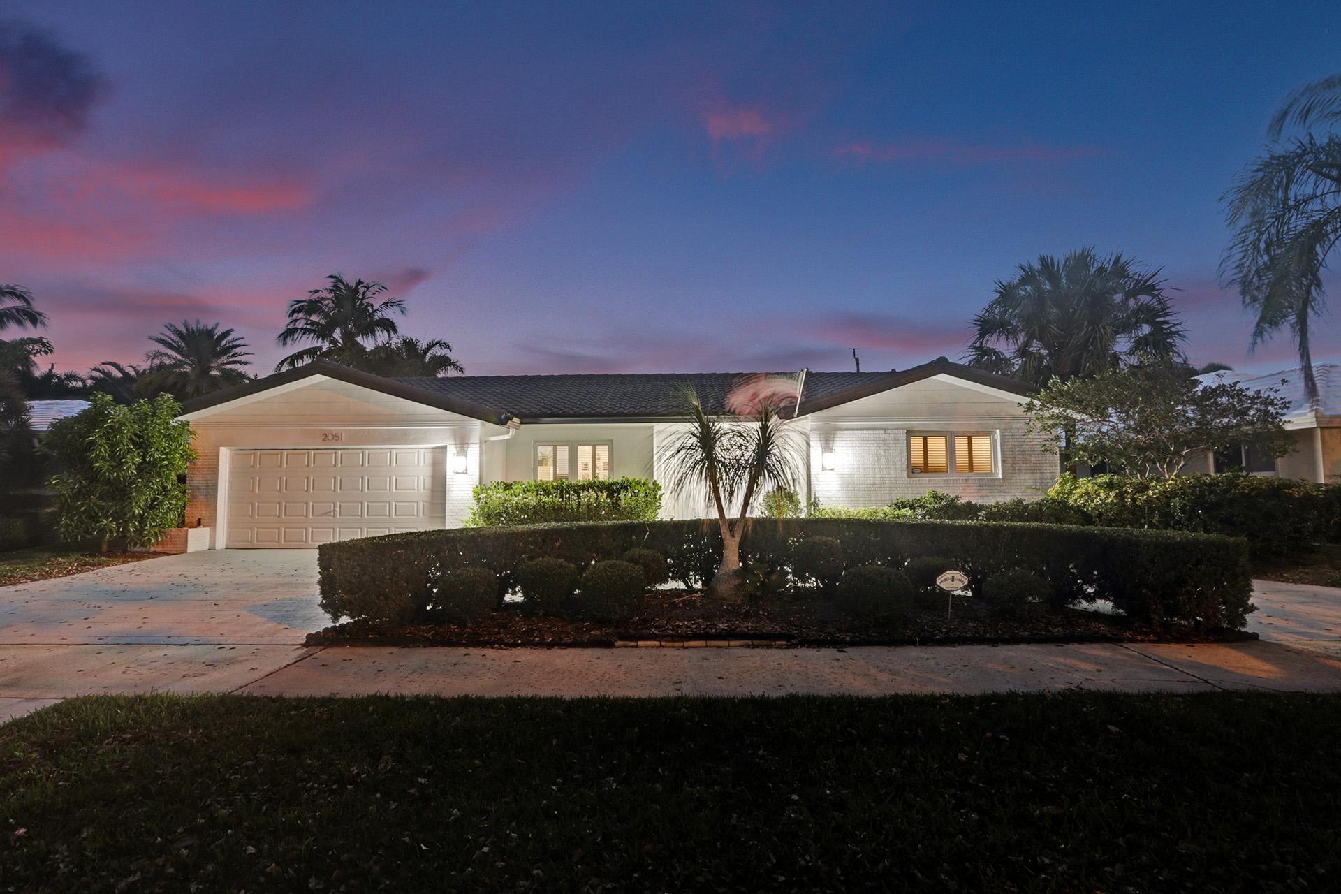 Elegant and Modern Home styled with impeccable taste in Imperial Point. Immaculate home, ready to move in, fully renovated, with 3 bedroom, 2 bathroom, plus an office that can be converted in a 4th bedroom, bright white open kitchen overlooking outdoor living in your inviting garden pool area, situated on a quiet street. Open floor plan features new A/C, impact windows and doors, modern kitchen and bath designs, stainless steel appliances, amazing master suite with new luxury bath and custom walk-in closet, recessed lighting and all new colors inside and out. 2 Car garage, can be bought fully furnished: turnkey possibility with negotiable furniture (sauna and gym equipment are not included). Plumbing is all PVC. Walking distance to restaurants, shopping and quick access to the beach