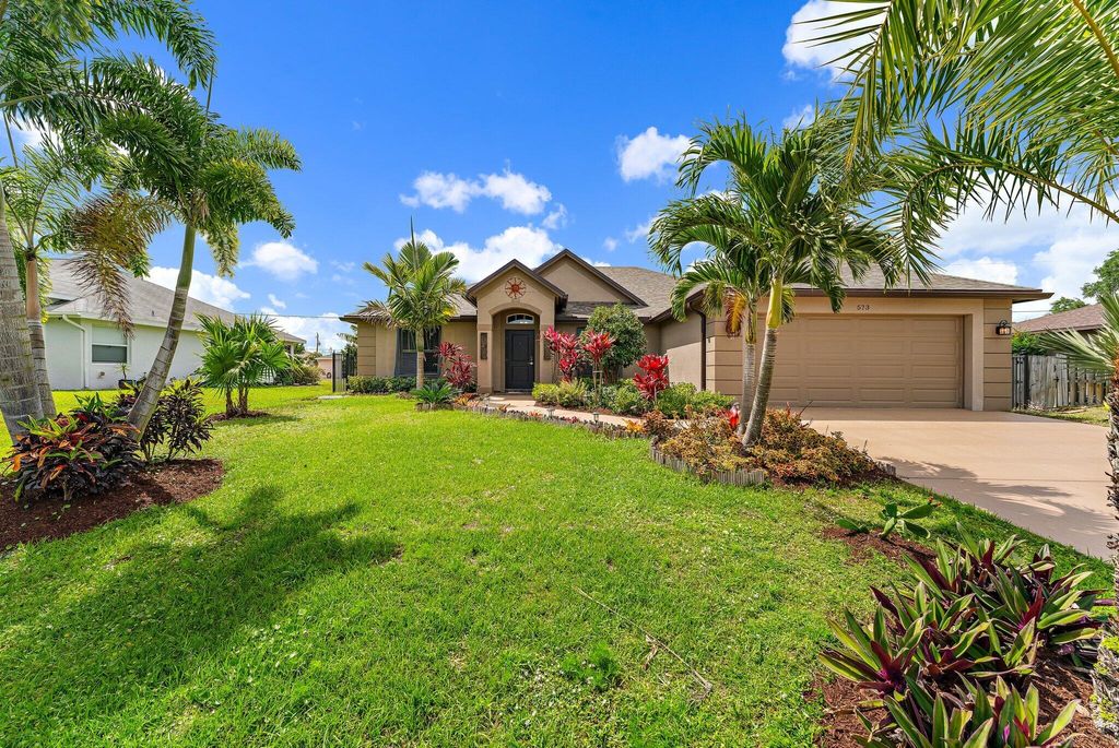 Photo of 573 SW Nagle Place, Port Saint Lucie, FL 34953 (MLS # R10971299)