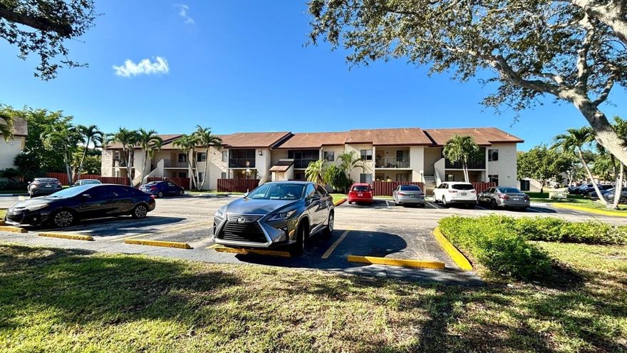 Discover this stunning and spacious 3-bedroom, 2-bath condo in the desirable and meticulously maintained Royale Gardens community! This bright split floor plan offers comfort and privacy, plus the convenience of an in-unit washer/dryer and extra storage room. Relax and take in the lovely view from your patio. Beautifully tiled throughout and move-in ready. Enjoy  amenities including a community pool and more. Come see it today—this one won’t last! *** SAME AS REMARS ***