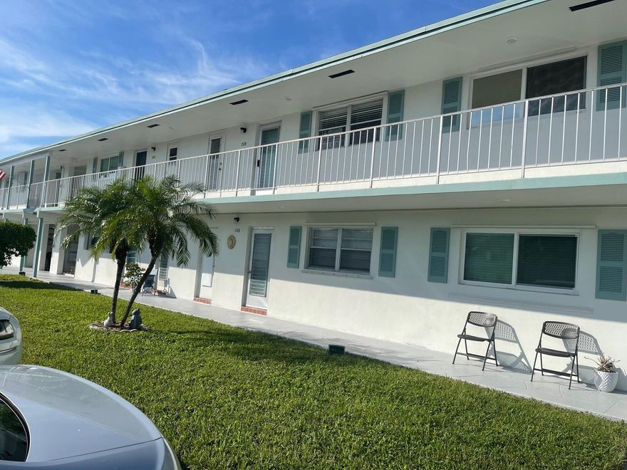 IF LOOKING TO MOVE INTO A COMMUNITY WITH NUMEROUS AMENITIES INCLUDING GOLF COURSE, 3 POOLS/CLUBHOUSES, 2 BILLIARD ROOMS, TV/LIBRARY ROOM, FITNESS CENTER, CARING NEIGHBORS OFFICE, SHOWS, DINNERS, BINGO, DANCES, FLEE MARKET, CARPENTER SHOP PLUS OUTSIDE ACTIVITIES & MORE!!  YOUR 2ND FLOOR 2/1 PARTIALLY FURNISHED  CONDO INCLUDES POPCORN REMOVAL WITH NEW PAINT, NEW MATTRESS,& AC. CONDO PROFESSIONALY CLEANED, ALL FURNITURE, BEDDING& CARPETS STEAM CLEANED. PLENTY OF ROOM FOR  PERSONAL ITEMS. THERE ARE 2 EXTERIOR DOORS, HALLWAY, KITCHEN, $ BATHROOMS TILED. KITCHEN WITH DISHWARE, POTS, PANS, SILVERWARE, ETC HAS REFRIGERATOR, STOVE & COUNTER MICROWAVE. JACK & JILL DOORS TO THE BATHROOM. BEDROOM WINDOWS, FAN IN BATHROOM & SCREEN AT FRONT DOOR TO BE INSTALLED. YEARLY OR SEASONALLY.