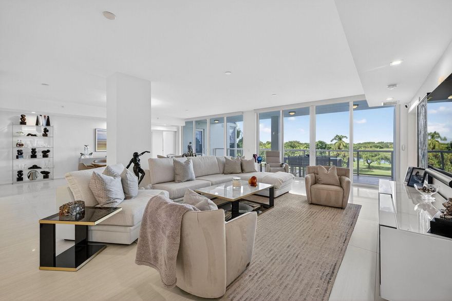 Stunning golf & lake views from this 3rd floor Ruby unit. Private elevator entry, Gourmet kitchen with Wolf  & Sub Zero Appliances. Valet parking, 24 hour front desk attendant and so much more!  ~ Imagine life inside the Nation's #1 Private Residential Country Club Lifestyle offering resort-style living. Conveniently located less than 10 minutes from downtown Boca Raton. PLAY our 4 Golf courses, 24 Tennis courts and 25 Pickleball courts; SHOP our retail store, golf and tennis pro shops, DINE in our 8 dining venues. Spend the day RELAXING at our 5-star fitness center, pool, spa and salon. ENJOY endless activities in over 450,000 sq. ft. of exceptional amenities & stellar service. Mandatory Joining Fee: $150,000, BWMA Capital Contribution: $10,000, Annual Social Dues: $24,454.