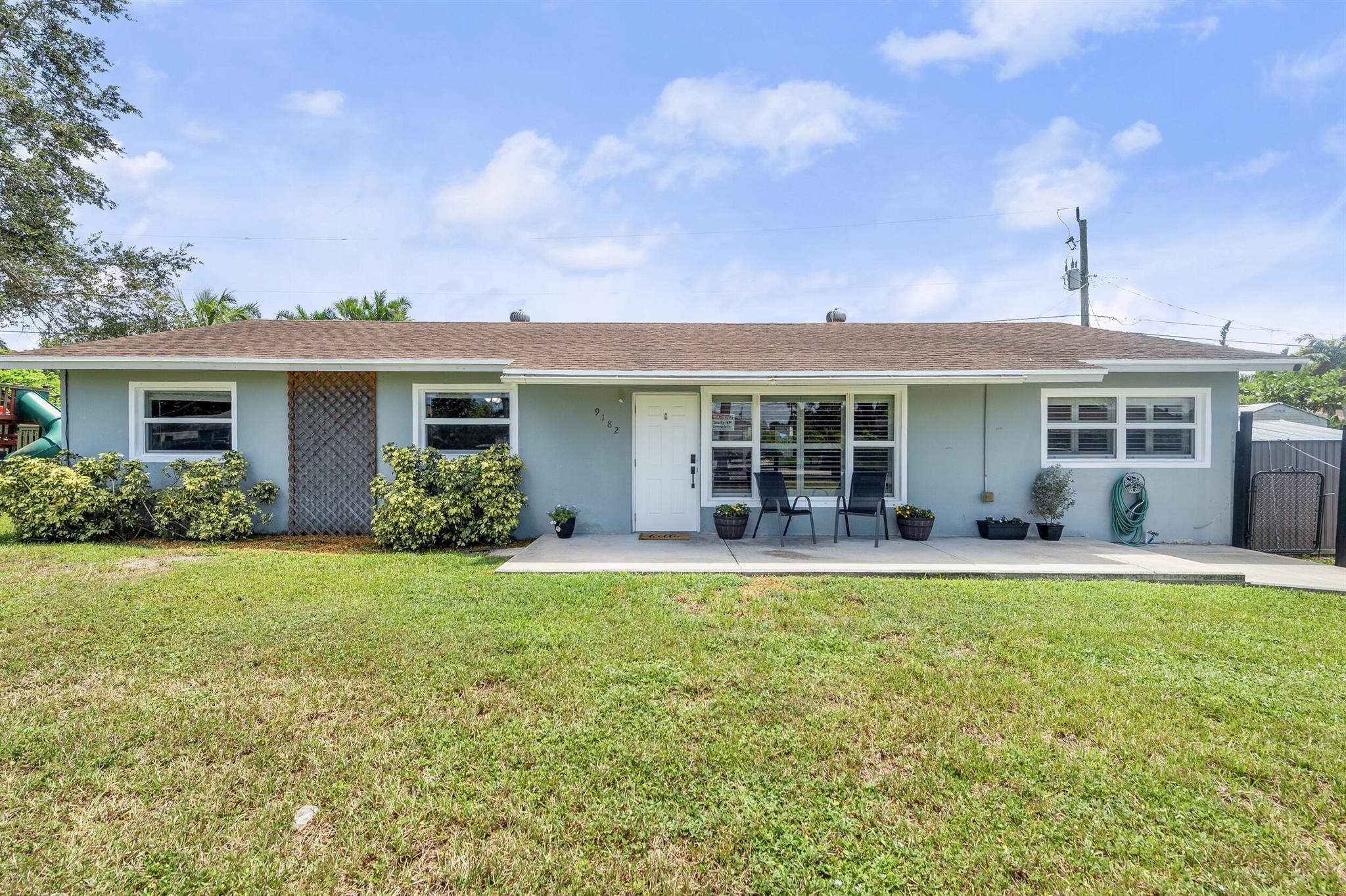Welcome to this charming 3-bedroom, 2-bathroom home offering the perfect blend of comfort and convenience with NO HOA restrictions! Situated on a spacious, fully fenced-in yard, this property provides privacy, room to entertain, and plenty of space for pets, kids, or outdoor activities. Step inside to find a bright and open layout with ample natural light throughout. The home features a comfortable living area, a functional kitchen with plenty of storage, and generously sized bedrooms. The primary suite includes its own private bath for added convenience. Additional features include whole house ethernet with cat5 & coax wiring, impact windows, and more! Enjoy your private backyard oasis--ideal for barbecues, gardening, or simply relaxing under the Florida sun. Bring your boat or RV!