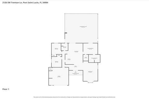 Photo of 2126 SW TRENTON Lane, Port Saint Lucie, FL 34984 (MLS # B26054732)