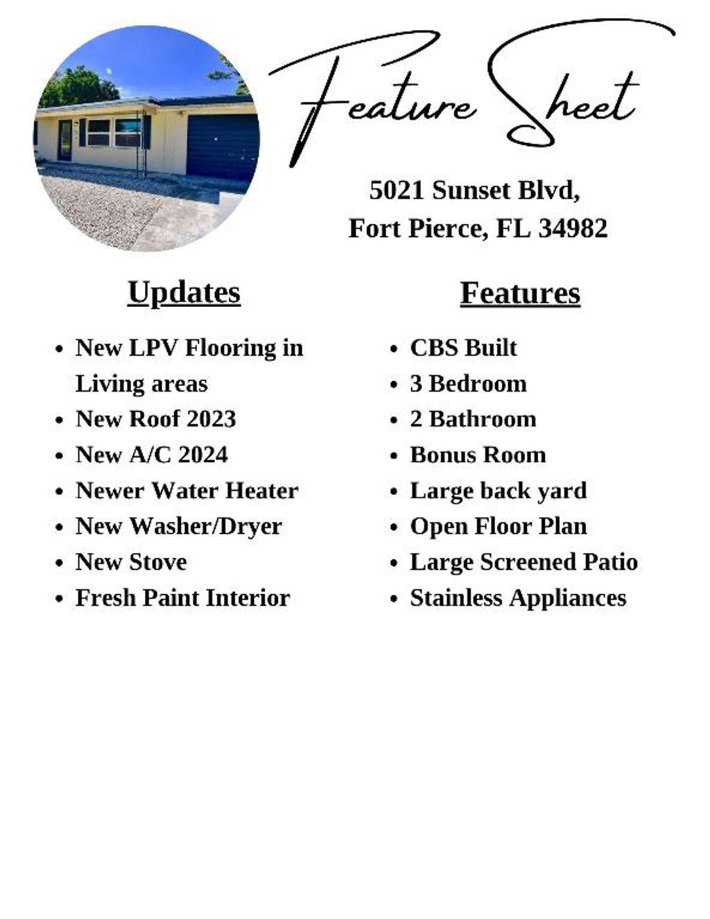 Photo of 5021 Sunset Boulevard, Fort Pierce, FL 34982 (MLS # R10964203)