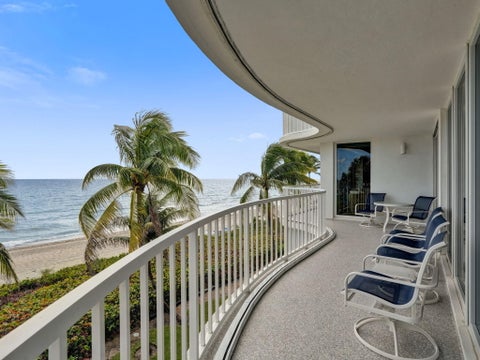 Tiny photo for 3211 S OCEAN Boulevard #402, Highland Beach, FL 33487 (MLS # B26089526)
