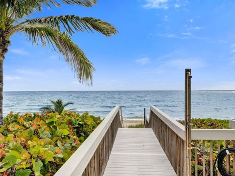 Tiny photo for 3211 S OCEAN Boulevard #402, Highland Beach, FL 33487 (MLS # B26089526)