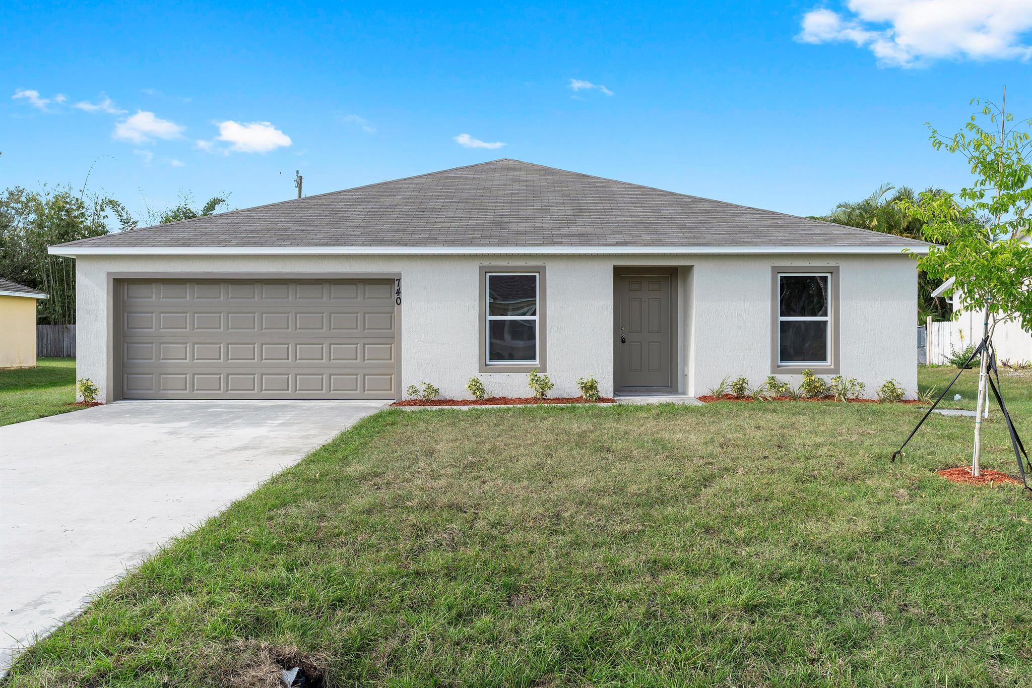 This beautifully maintained 4-bedroom, 2-bath home offering comfort, space, and convenience in one perfect package! Featuring a desirable split floor plan, this home provides privacy and functionality for families of all sizes. Step inside to find a freshly painted interior that feels light, bright, and move-in ready. The updated tile flooring in the bathrooms adds a modern touch, while the layout flows effortlessly into the spacious living areas. Enjoy cooking and entertaining in the heart of the home, then step outside to your large backyard, ideal for relaxing or hosting -- with plenty of space for a future pool! Additional highlights include a 2-car garage, ample storage, and a location that's close to everything -- schools, shopping, dining, and commuter routes.