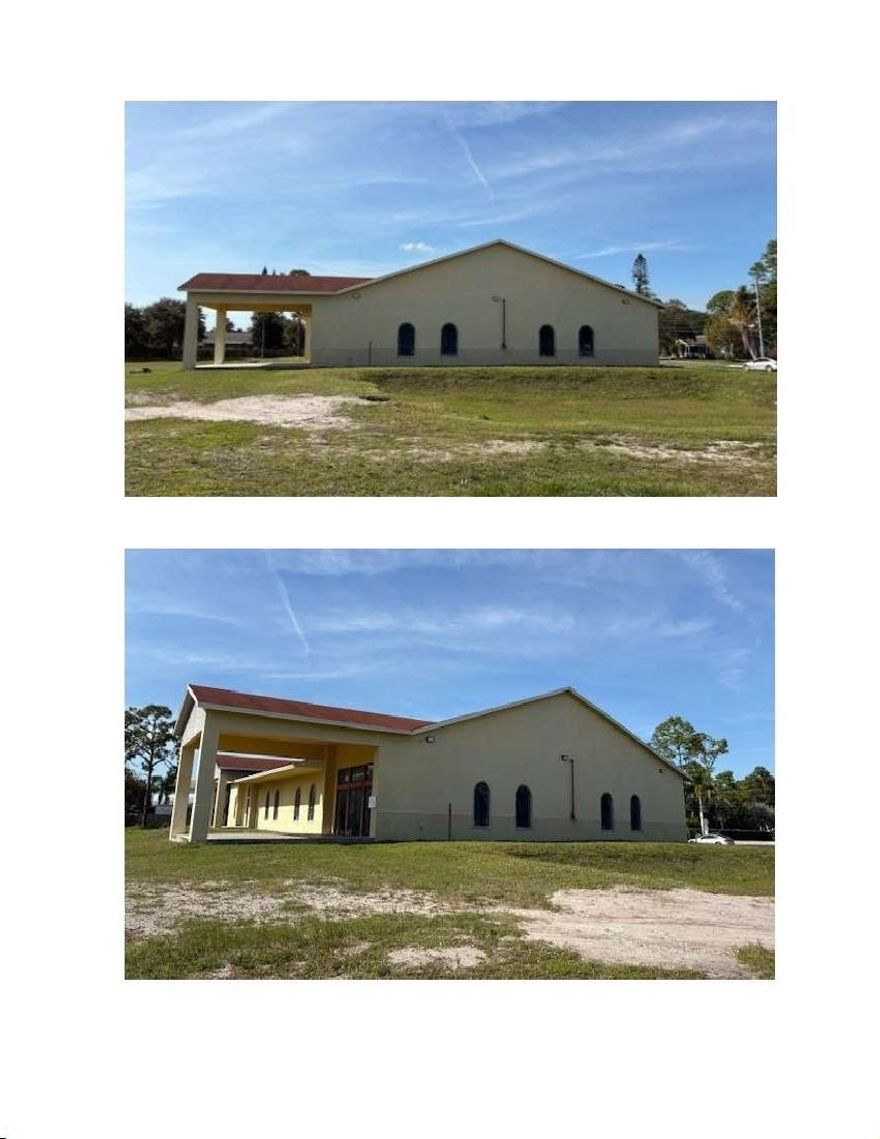 PRIME COMMERCIAL PROPERTY WITH BUILDING LOCATED ON JOG ROAD, CHURCH BUILDING IN PROGRESS OVER 15,000 SQ FT.