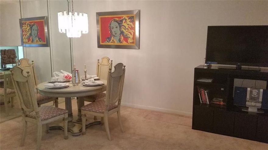 Well kept 1/1.5 Condo. Senior 55+ community. Tiles kitchen/bathrooms and carpet Living room/Bedroom. Large walk-in closet. Original kitchen. New central AC. Vibrant Community with a heated pool, gym, tennis court, library and game room. No pets allowed. No rental allowed. Lobby secure Building. Association requires 675 FICO score and $30,000 minimum income.