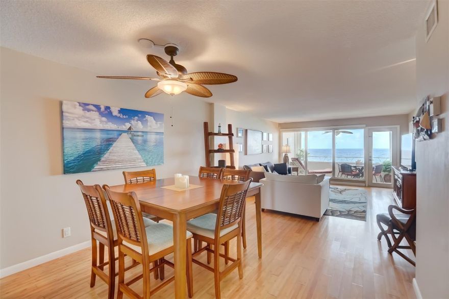 A MILLION DOLLAR VIEW!! Direct Oceanfront in Lauderdale By The Sea. 2bds/2bths 8th floor corner unit. One of The most impressive direct ocean view in the building. Perfect set up to enjoy magnificent sunrise. All impact windows & doors. Bright unit w/ lots of natural light. Water views from every windows. Private balcony to enjoy romantic dinners overlooking endless Ocean Views. Bamboo flooring. New stainless appliances. Furniture negotiable. Building is going under a major facelift that will bring benefits to new owner. Do not mis out while it’s still affordable. Assigned covered parking space. Secured building with a deeded beach access, oceanfront pavilion, pool & BBQ grills.  Minutes walking distance to shipping, Restaurants 7 Entertainment.  Welcome to South Florida Living. MUST SEE!