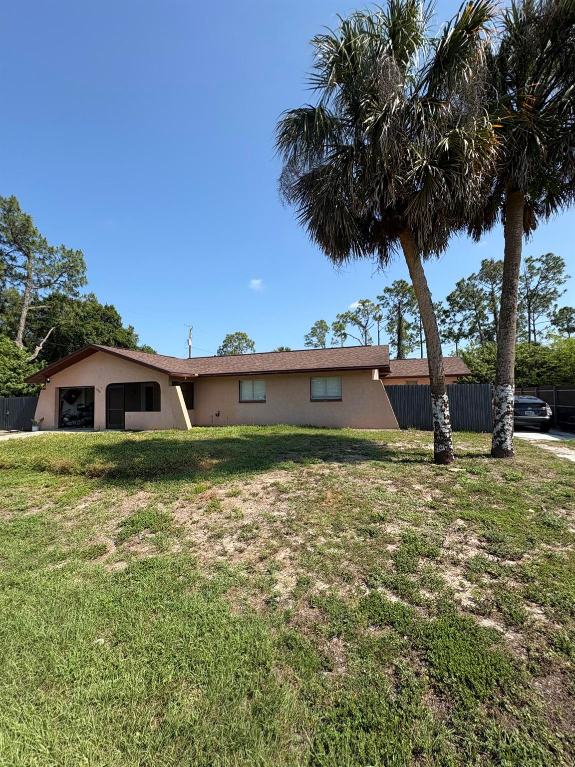 Check out this beautiful fully renovated 4 beds 3 baths CBS home. Roof was done in 2019, AC 2023. House has a recently permitted screened patio for entertainment, brand new metal fenced that covers the entire property. Feel free to ask LA for buyer's benefits.
