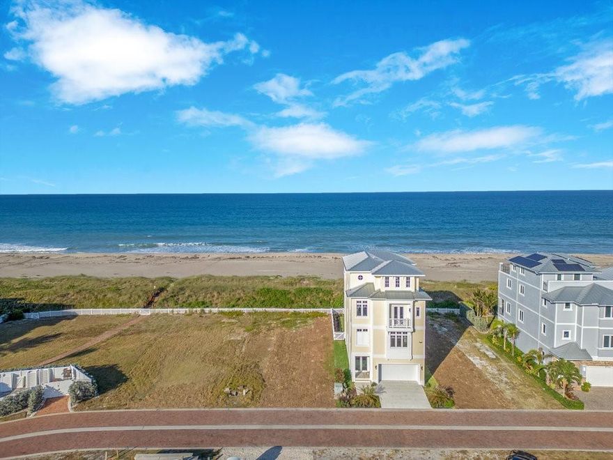 BEAUTIFUL views and soothing sounds on this OCEANFRONT lot in gorgeous Hutchinson Island. This oceanfront vacant lot in the quiet, gated community of Watersong, offers the rare opportunity to bring your coastal dream home to life. You are only one lot away from the private community beach walkway so have your toes in the sand within minutes or enjoy a short walk to the relaxing community pool. Whether it’s sunrise coffee on your private balcony or sunset strolls along the shoreline, every day can feel like a vacation! Centrally located 2 hours south of Orlando and 2 hours North of Miami, you can be at world-renowned theme parks or beaches in no time! Opportunities like this are few and far between so make your dreams of panoramic ocean views and coastal elegance a reality today!