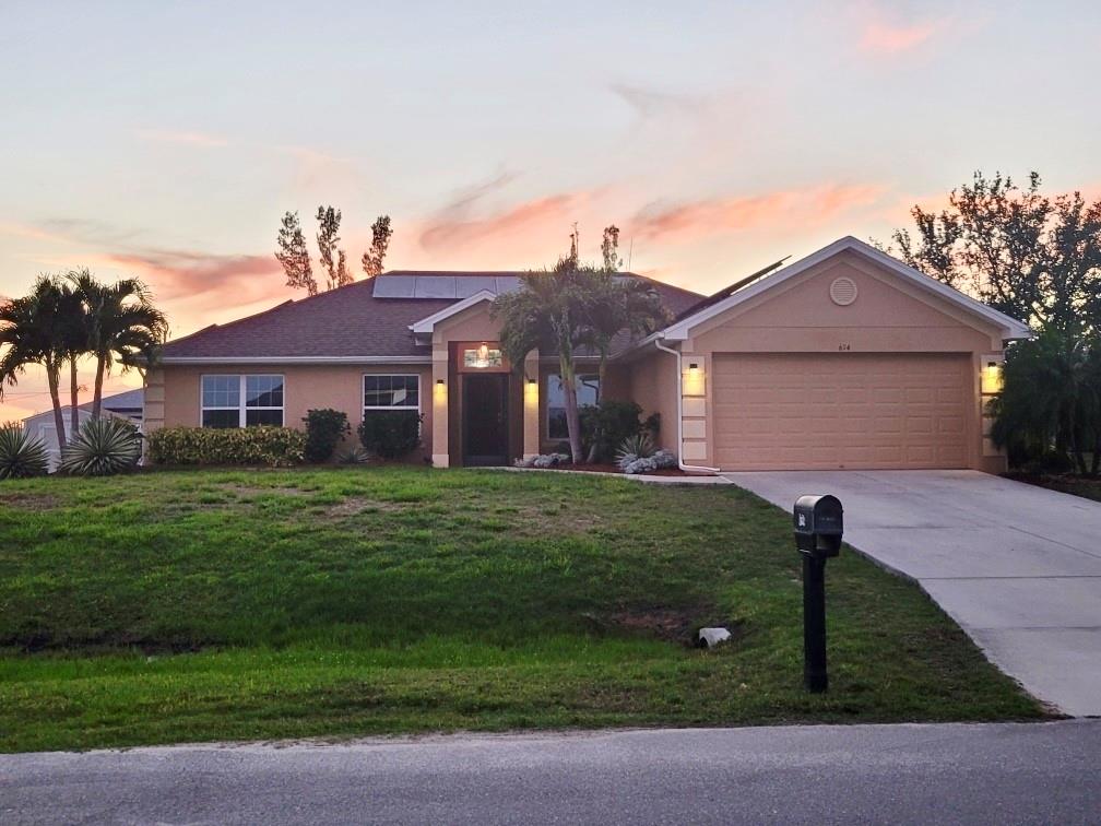 Come make this beautiful house, your next home!!!! This charming 2017 home priced to sell, offers the perfect blend of comfort, convenience, tranquility, and piece of mind, making it an ideal home for you and your family. SELLER CONCESSION TOWARDS CLOSING COSTS OR RATE BUY DOWN!!! With a NEW roof (2023), NEW hybrid hot water heater (2022), NEW floors 2023, NEW SOLAR PANELS (2023) (assumable) to help keep your electric bills low and a NEW HVAC 3.5 TONS (2024) and all ASSESSMENTS PAID. This home boasts 3 bedrooms, 2 baths and a den on a prime location close to shopping and grocery outlets, this residence ensures that every necessity is just a stone's throw away. Ever increasing entertainment, dining, and shopping opportunities with planned expansion to the west.