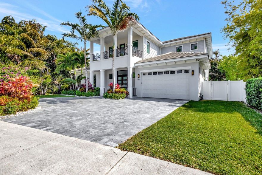 This is the best deal for a NEWER CONSTRUCTION home in Boca Villas history !!! Less than $750 a sq ft!!!!! Do not wait on this home, it will be gone fast!!!! 550 NE Mizner Boulevard is the closest home to Mizner Park in all of Boca Villas with the highest elevation of any home in the neighborhood as well!! This is a charming, stunning and one of a kind 6 bedroom, 5 bathroom residence with TWO master en-suites, one upstairs and downstairs , a true one of a kind and rare feature that is non-existent in todays market. Each with dedicated laundry rooms outside of each bedroom. This home has it ALL- featuring Italian porcelain tiling downstairs, and gorgeous wood flooring on the second level.