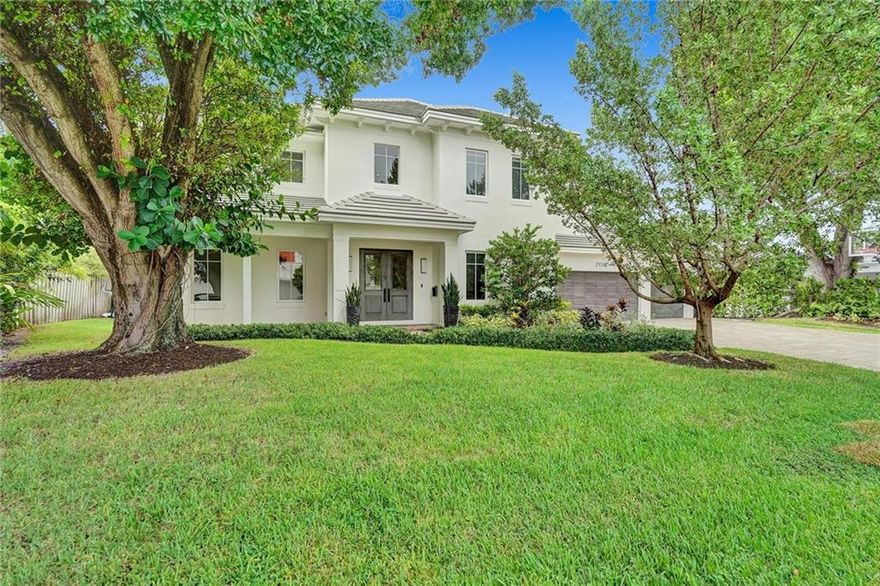 First time on Market! Custom Coral Ridge Gem. Blt 2016. Amazing Pool home w/Spacious & inviting layout. Travertine Marble & Brazilian Pecan Wood flrs. Oversized Liv.Rm & Huge Din.Rm. Great for entertaining. Dramatic center staircase. Lg.Fam.Rm & Cust.Kitchen w/SS Appliances.Center Island.Double Oven w/steam Oven. Lg. Pantry & Laundry Rm & Workout Gym.Time to go upstairs! How about an Elevator ride? Primary Suite w/walk-in closets & Elegant Bathrm. 3 Ensuite bedrms.Custom 3 Car Gar.w/Special Storage plus Pool w/Glass Beads & Salt System, Gas Heater, Water Filtration & Softener. Reverse Osmosis Water System, Smart Home w/Lutron System, Electric blinds,Home Security w/cameras, AC Control etc. See this Spectacular home & Fall in Love!! Near:Coral Ridge C.C., Yacht Club, Intracoastal & Beach.