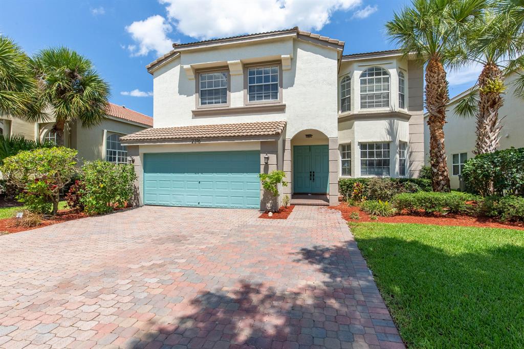 Gorgeous two-story home located on a quiet cul-de-sac in the desirable, gated Olympia neighborhood. Perfect for entertaining with a Beautiful Private Pool, Step inside and you will immediately notice the light and bright interior flooded with natural light, beautiful spiral staircase, granite floor inlays, crown molding, 4 1/4'' baseboards, high ceilings, and 18X18'' tile laid in a diagonal pattern. Gourmet kitchen features slate GE appliances (including a double oven), granite counter tops, breakfast bar/island, and walk-in pantry. ALL Bedrooms are EXTRA Large. .The Primary bedroom is HUGE and has a double door entry, two walk-in closets equipped with custom built-ins, large primary bathroom and with the 5th bedroom acting as a flex space perfect for a sitting area or home office