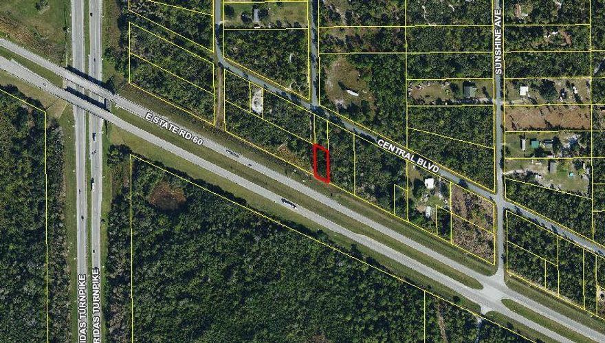 Great investment. Connecting  lot in rear on Central Boulevard is available for the same price. Totaling half Acre
MLS #  RX-11103108             Yeehaw Junction, Florida, offers a mix of outdoor activities and unique attractions. Popular options include airboat tours, exploring Kissimmee Prairie Preserve State Park, and visiting Middleton's Fish Camp. Other activities include birding, fishing, and geocaching.