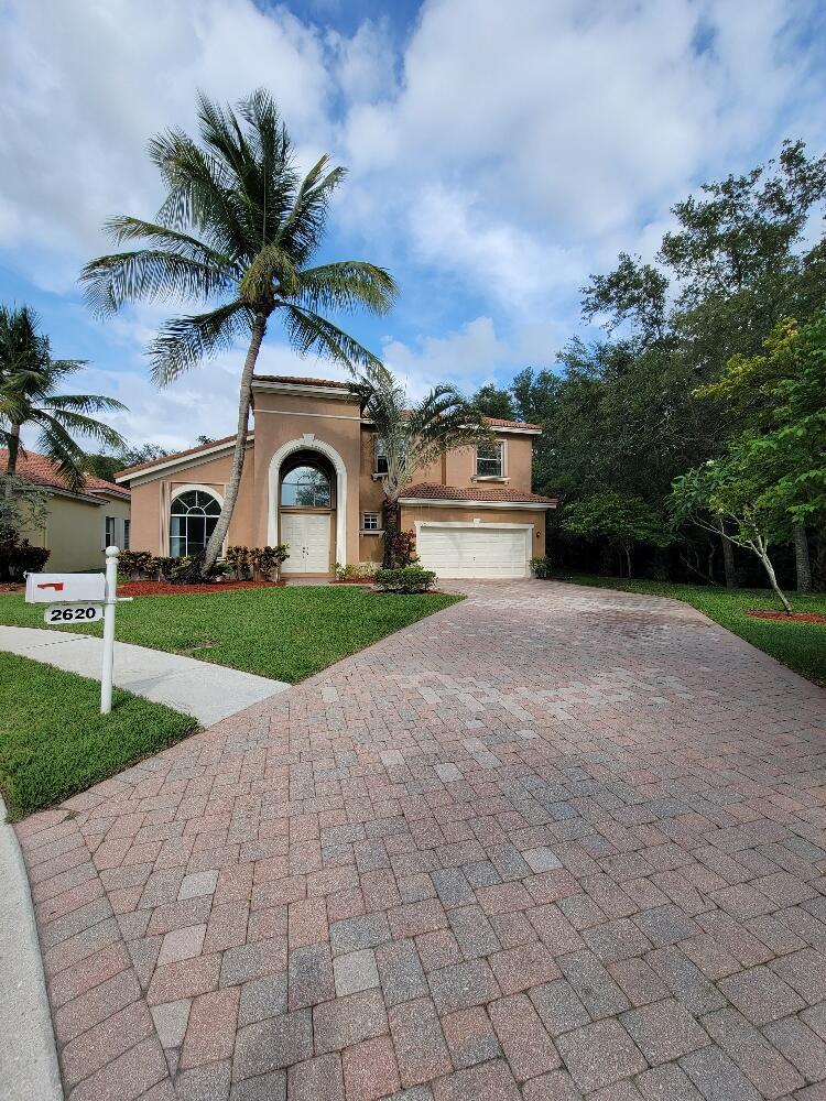 Welcome Home to Andros Isles with the finest Florida living. Man gated community. Secluded and private backyard nestled on the preserve. Spacious open floor plan with split bedrooms. Great location in the prestigious Andros Isle. New kitchen, New vanities and freshly painted. 1 guest bedroom downstairs. Tile throughout. Carpet on stairs and loft. Very private. Lots of cabinet and storage space. Long driveway for extra parking. Located in a cul-de-sac. Lots of social activities. Restaurants, banks, shopping all close by