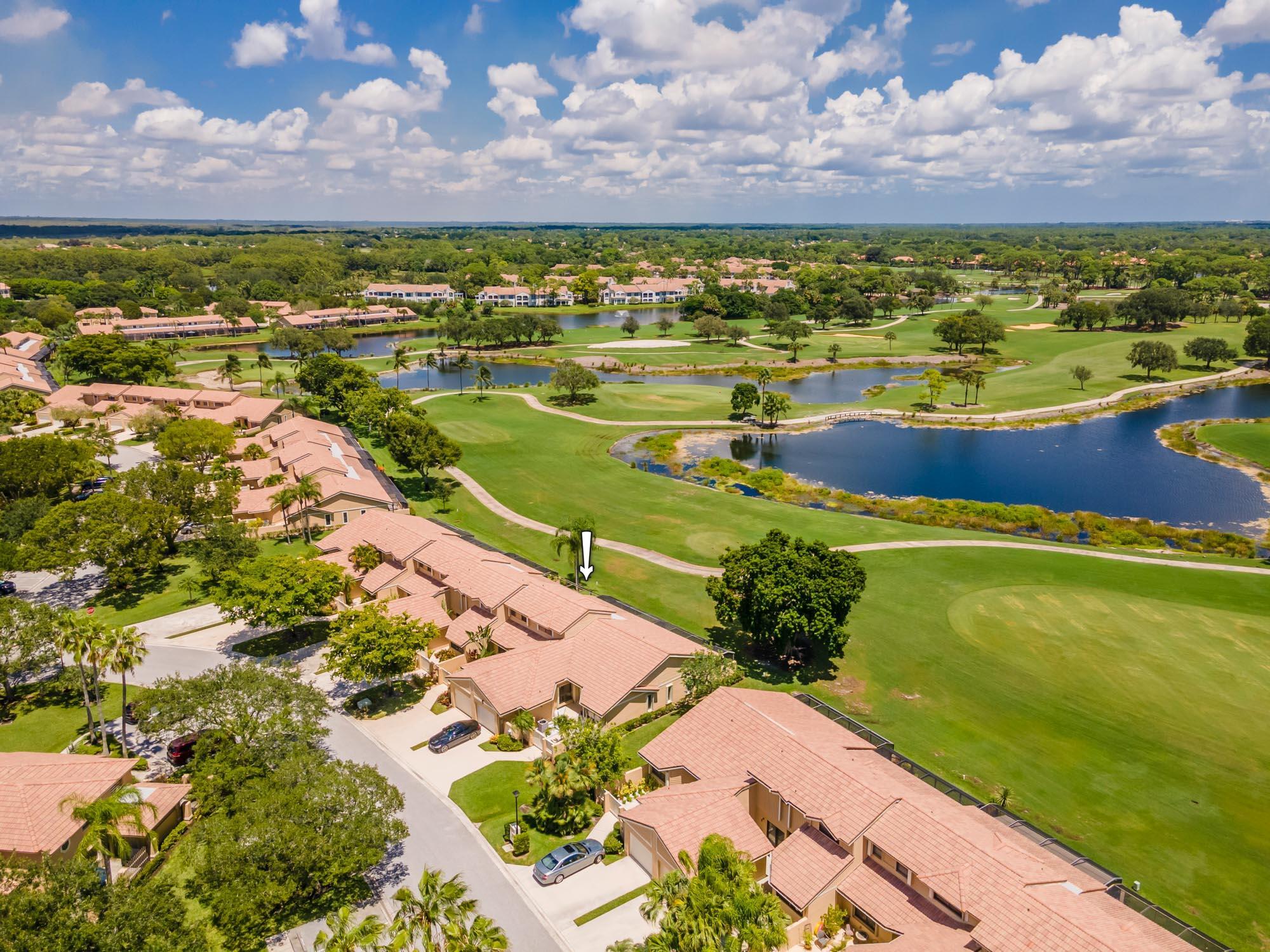 Completely UPDATED 2/2 with DEN. Over 1,800SF under air. Offering amazing golf and water views. Upgraded quartz kitchen counters,SS Appliances. 1 car garage. Washer and dryer in unit. HGTV worthy, updated primary bathroom with double vanity and back lit mirrors. Available for furnished annual rent, in the guard gated resort community of PGA National. Community pool within walking distance.