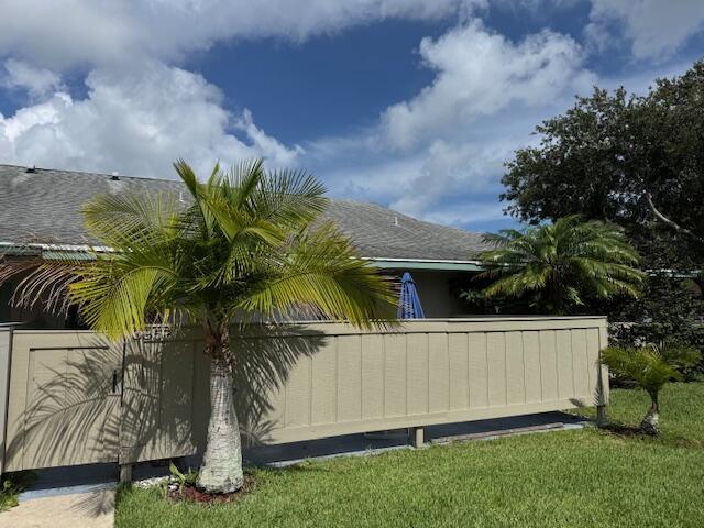 Experience Jensen Beach Life for Under $230,000! Great location near the Treasure Coast Square Mall, unique shops & dining, even the new Wawa and Chick-Fil-A, just steps away, and minutes to downtown Jensen Beach, or Stuart. Ammenities include an oversized community pool, clubhouse, fitness room, lake path & dock, and tree-lined sidewalks. This lovely 2-bedroom 2 bath villa boasts a private oversizd, fenced-in patio area. Inside laundry room and tile flooring. Ideal for first time home buyers, investors, or seasonal vacationers. Immediate lease potential - 6 month minimum. One 25lb pet allowed. Cable and water included.