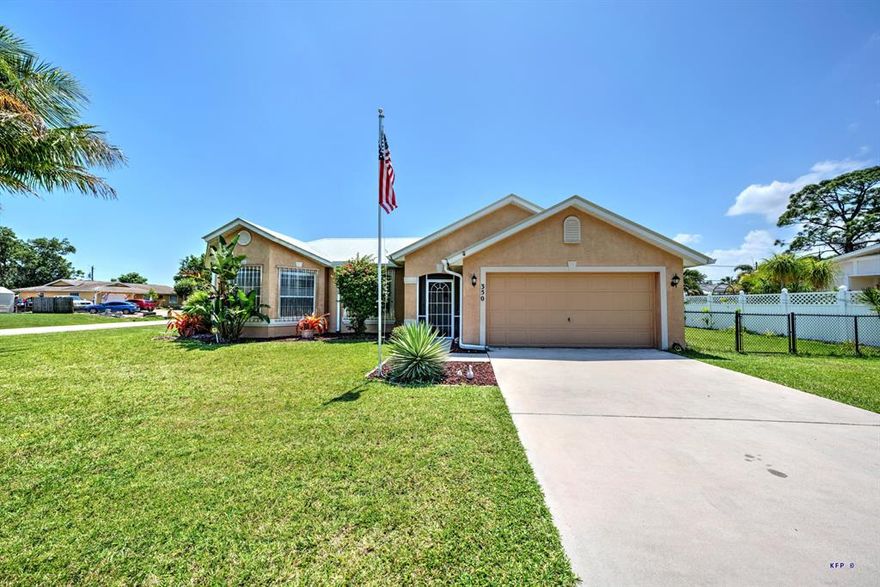 This is your opportunity to own a beautifully maintained CBS pool home on a large corner lot located just minutes from St. Lucie West, Tradition, and the St. Lucie Mets stadium.  Amenities include a pool, shed, sprinkler system, and a fenced in backyard.  Metal roof installed in 2018 with paint matching the home.  Trane A/C with green UV carbon x light upgrade, hurricane shutters, and 6 ceiling fans.  This is a perfect home to raise a family or to retire in style in one of Florida's most sought after cities.  Don't miss your chance to own a slice of paradise!