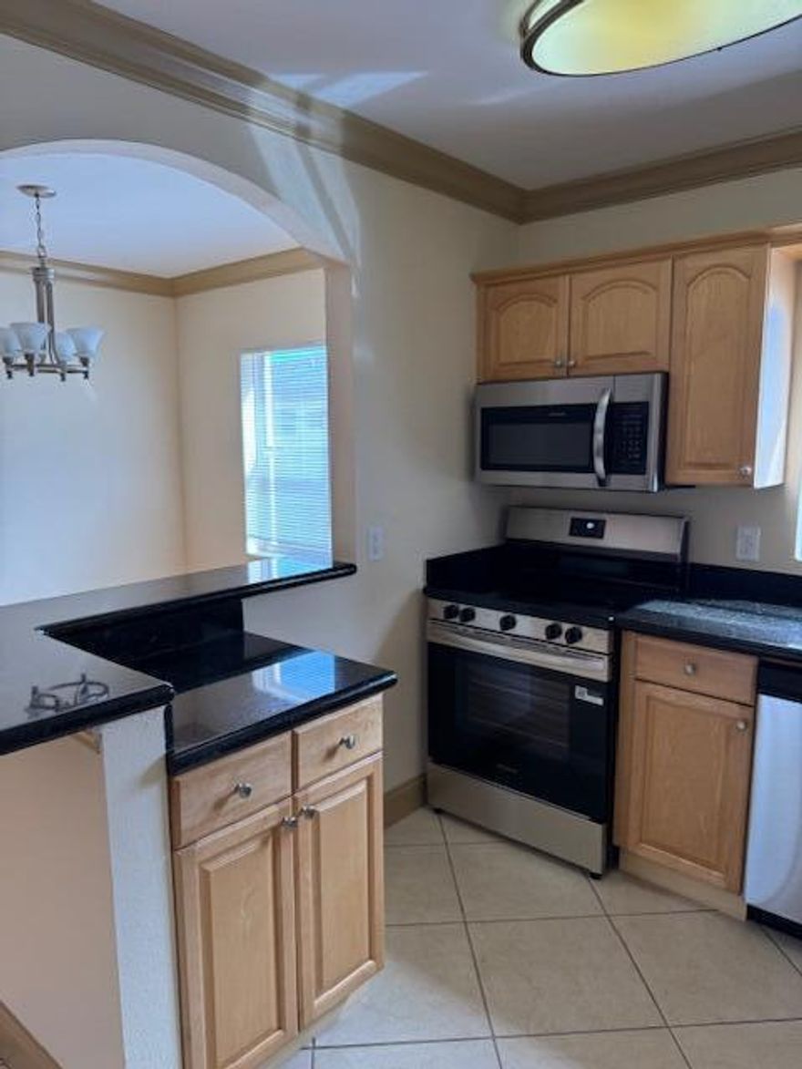 Freshly painted updated unit in highly sought after Victoria Park overlooking Holiday park. Features crown molding, tile and wood flooring, All new SS appliances and new blinds. Gated building . 2 assigned parking spaces. Pet friendly and beautiful pool area. Close to shopping and restaurants.
