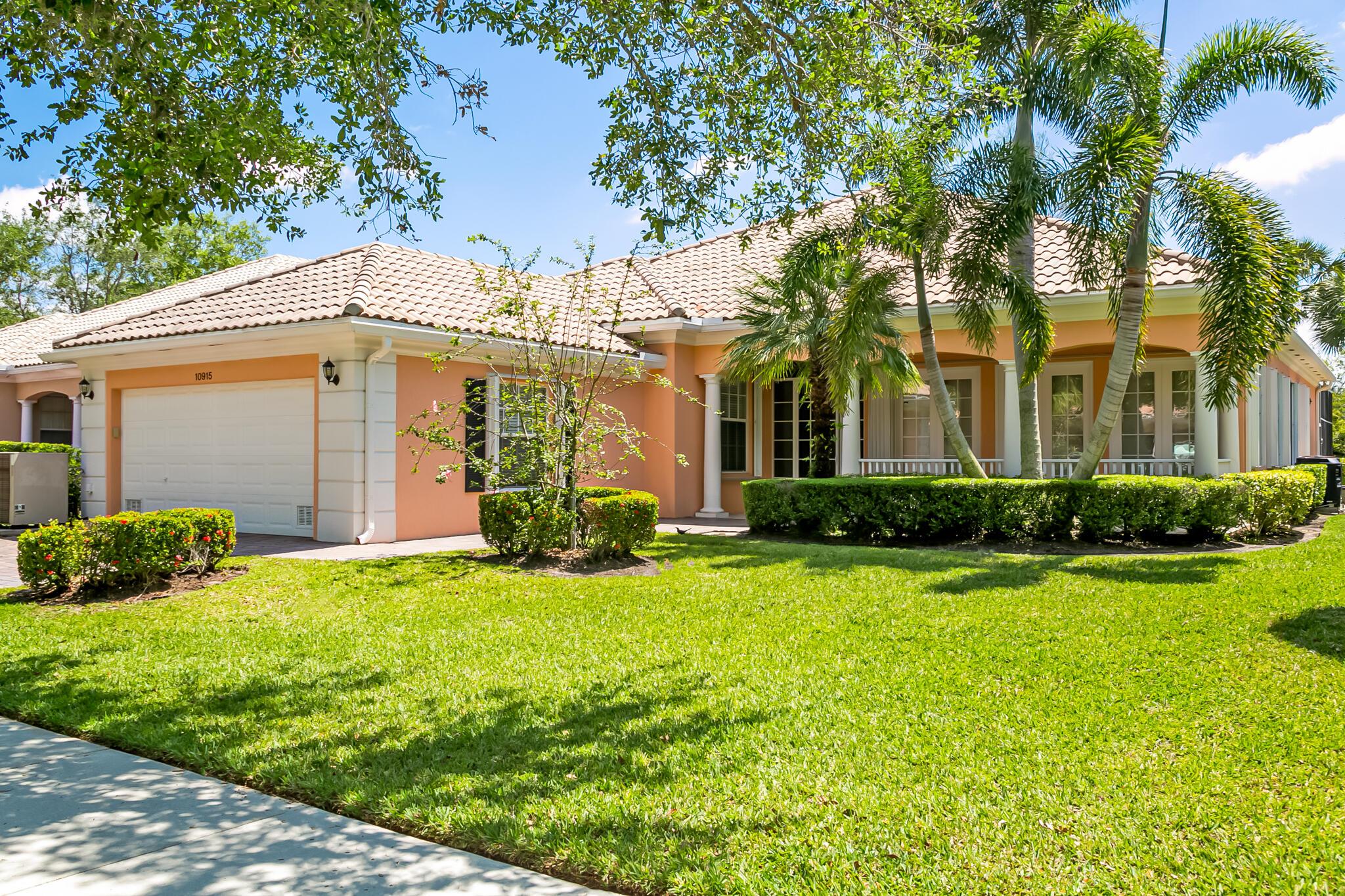 Discover the ultimate Florida lifestyle in this 5-bedroom, 3.5-bath pool home located in The Lakes of Tradition, a premier all-ages DiVosta Signature community. This inviting residence boasts a charming front porch, elegant French door windows, and a bright, open floor plan. Take a refreshing swim in your private pool and unwind in the serene backyard. Additional highlights include his-and-hers master baths & spacious walk-in closets & full house accordian shutters.Walking distance to downtown Tradition, where you'll find charming shops, delicious restaurants, exciting events, scenic parks & beautiful lakes.This vibrant community offers resort-style amenities, including: newly remodeled clubhouse, two heated pools, Pickleball & tennis courts, fitness center, gated security