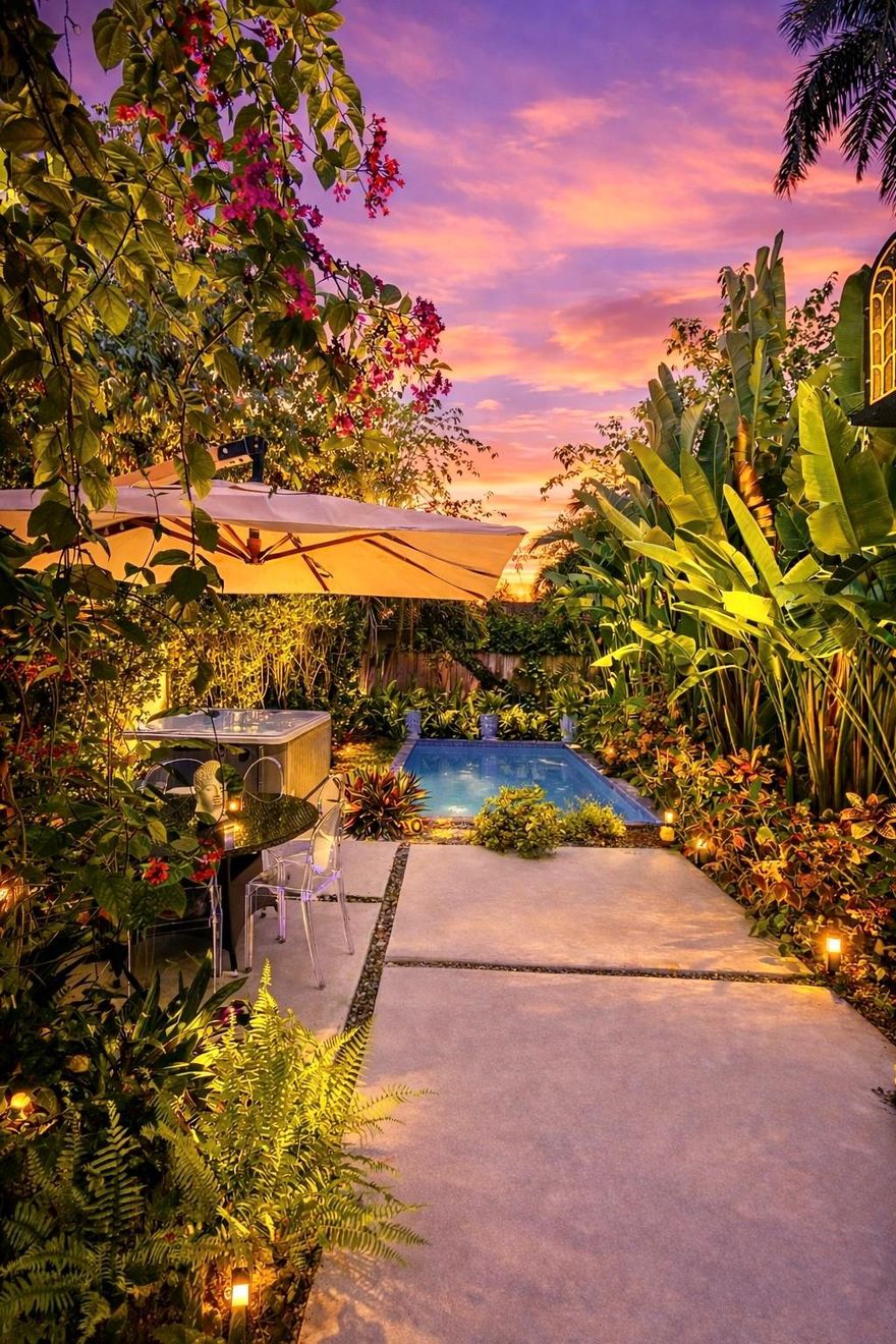 Live with style in one of Miami’s most desirable neighborhoods. This stunning contemporary townhouse in Coconut Grove blends modern design, open spaces, and resort-style outdoor living — all just steps from top restaurants, parks, and shops. Open-concept layout with floor-to-ceiling impact glass; Italian kitchen cabinetry + quartz countertops; Private rooftop terrace with outdoor kitchen; Pool & jacuzzi with LED lighting;1 car Garage + 2 guest parking; Walkable prime location; kitchen offers Italian cabinetry, quartz countertops, and premium new stainless-steel appliances — perfect for entertaining and everyday luxury; 3 spacious bedrooms, 3 designer bathrooms, private balcony off the primary suite, and a spectacular rooftop terrace complete with outdoor kitchen and covered lounge areas.