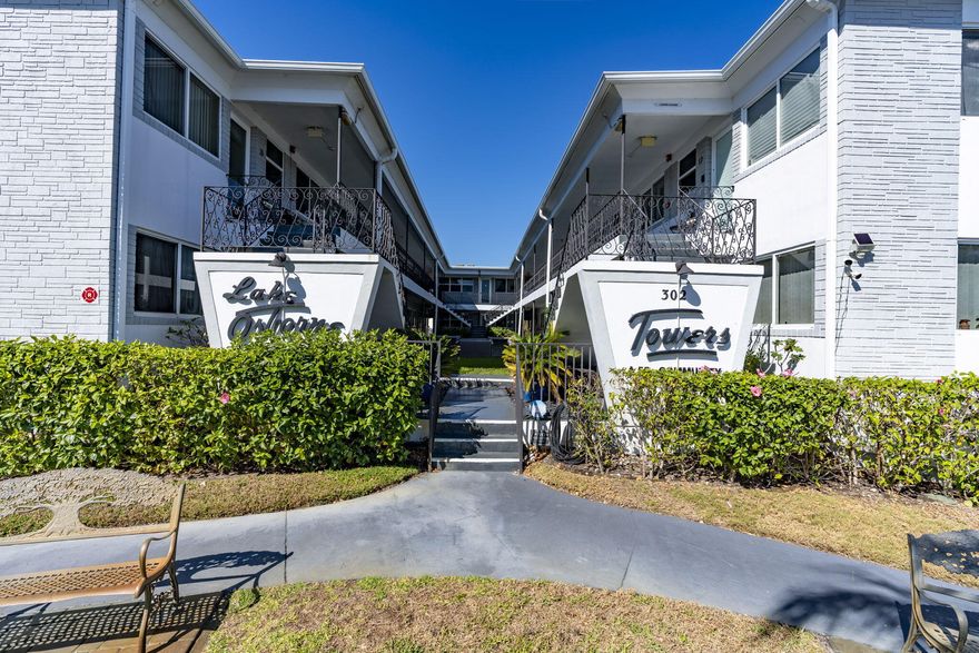 Enjoy easy 55+ living in desirable Lake Worth Beach! This cozy and functional condo in sought-after Lake Osborne Towers offers a truly low-maintenance lifestyle. The HOA covers water, lawn care, pest control, and building maintenance keeping daily living simple and worry-free. Impact windows and a hurricane-rated front door provide added peace of mind, and one assigned parking space is included. Just 200 feet from Lake Osborne, enjoy morning sunrises and evening sunsets steps from your door. Close to shopping, dining, and entertainment. COOP community, application and approval required prior to closing. Owner-occupied only, no rentals. Schedule your private showing today!
