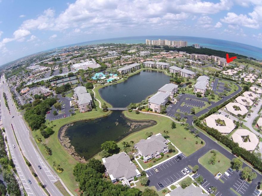 Southeast exposure over the park before the beach! Excellent rental potential. Available for this coming winter! fully furnished condo in walk to the beach, pool, shops, Harbourside Place...all of the lifestyle that Jupiter supplies along the beach strip. Excellent rental history or enjoy as your Jupiter Beach getaway. The Maltz Theatre is 2 blocks distance.A state park is a 10-minute bike ride east with fishing pier, walking paths and picnic areas. Enjoy''tropical Florida-style'' restaurants on the nearby waterways with views of the famous Jupiter Lighthouse.