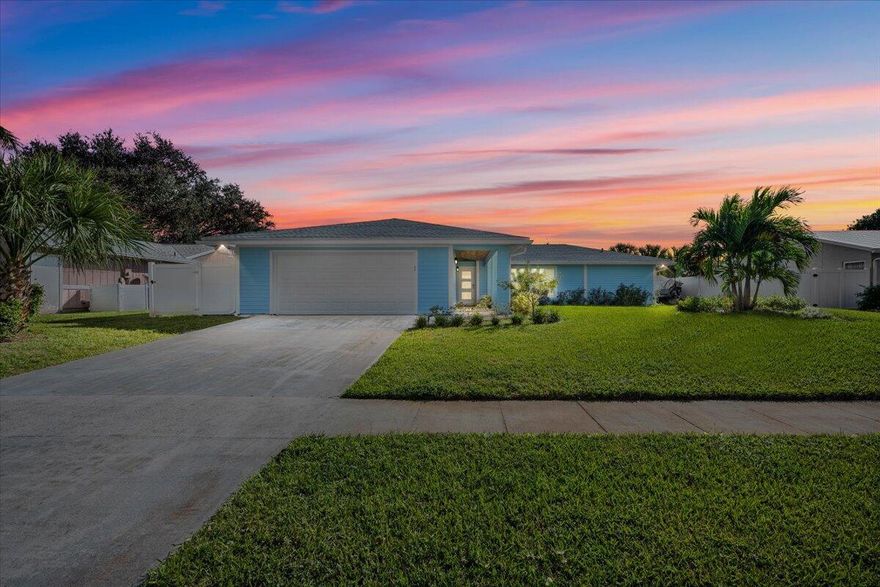 Beautifully updated home in the desirable La Mancha neighborhood with no HOA! Enjoy peace of mind with a 2-year-old roof (transferable warranty), 4-year-old A/C, 2-year-old water heater, impact windows, Icenene spray foam insulation, and brand-new Hardie Board siding. The exterior is freshly painted with a new irrigation system for easy maintenance. Prime location near Wellington Mall, PBI Airport, shopping, dining, and major highways--plus the freedom of no HOA restrictions!