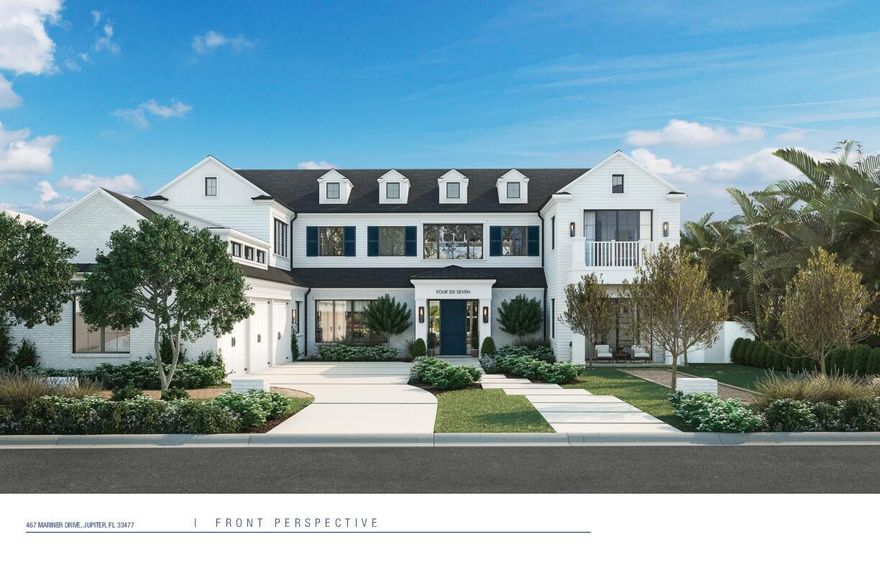 Experience the height of elegance and sophistication in this impeccably designed family estate, set within the exclusive enclave of Admirals Cove, offering a seamless blend of luxury living and premier golf and country club amenities. Showcasing unparalleled luxury, this exceptional residence is set on a private, oversized homesite (.61 AC) - one of the largest in Admirals - offering an extraordinary blend of architectural distinction, privacy, and refined living for the most discerning buyer. Designed exclusively by award-winning California firm, Brandon Architects, this custom two-story residence offers nearly 10,000 SF of living space, including 6 bedrooms, 8.2 bathrooms, a gym, spa, media room, and an expansive outdoor entertainment area with a resort-style pool and spa.