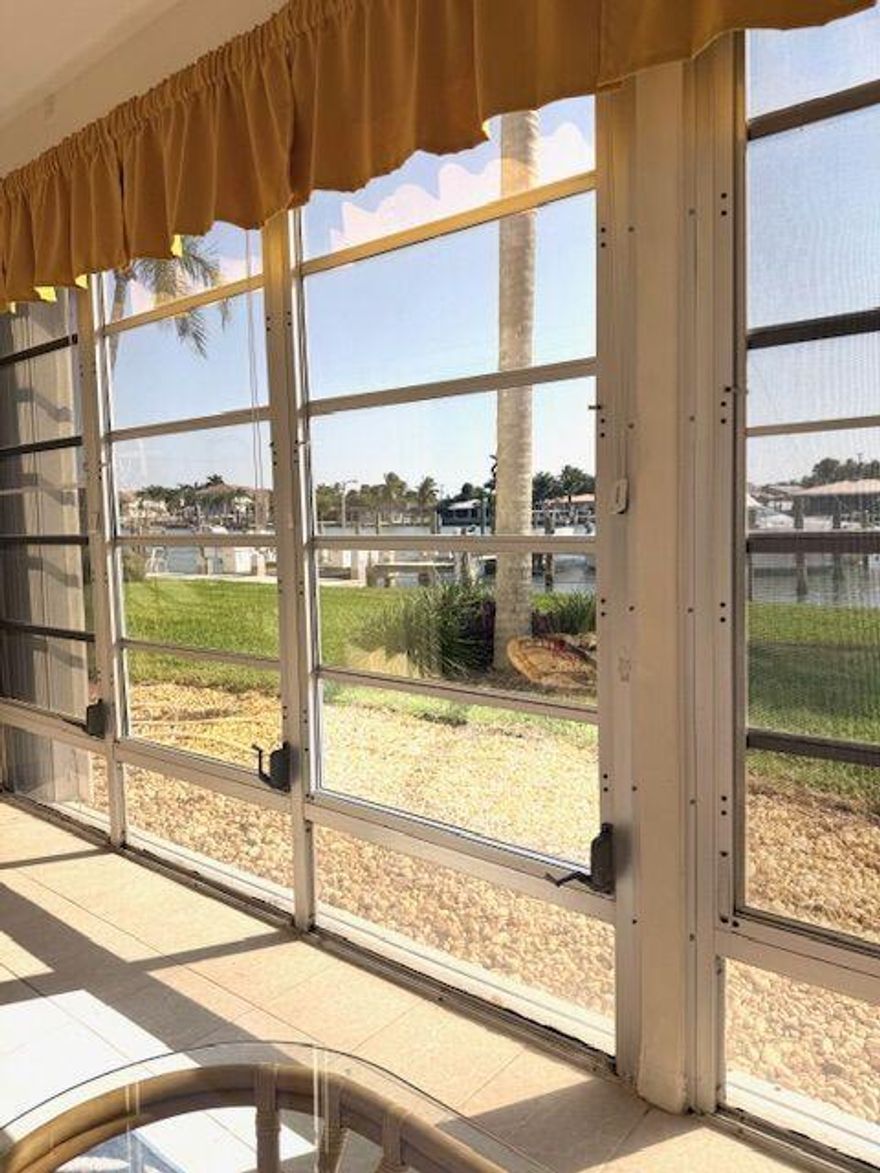 Awesome location!  S Hutchinson Island.  1st Floor, 2/2, 1,316 sq, updated waterfront unit.  Located on Faber Cove waterway with deep water access.  Boat slips are available for a low monthly fee, with electric and water.  Amenities include a club house, stroage yard with workshop, olympic size pool, tennis, bocce ball, pickle ball, shuffle board and billard room.  Walking distance to the ocean, river and restaurants.  Just over the causeway experience all the quaint downtown area of Fort PIerce has to offer.  There is always something happening or watch the dolphins from your air conditioned lanai.  Come enjoy this true torpical paradise.