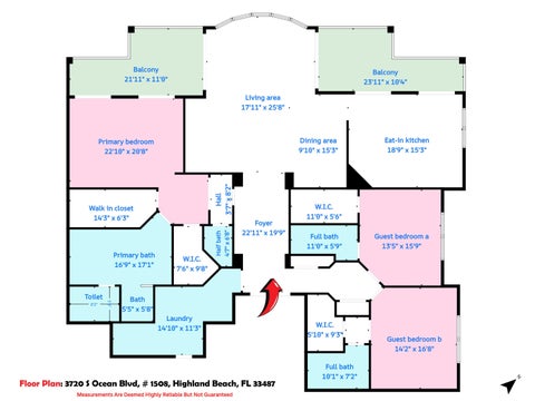 Tiny photo for 3720 S OCEAN Boulevard #1508, Highland Beach, FL 33487 (MLS # B26079617)