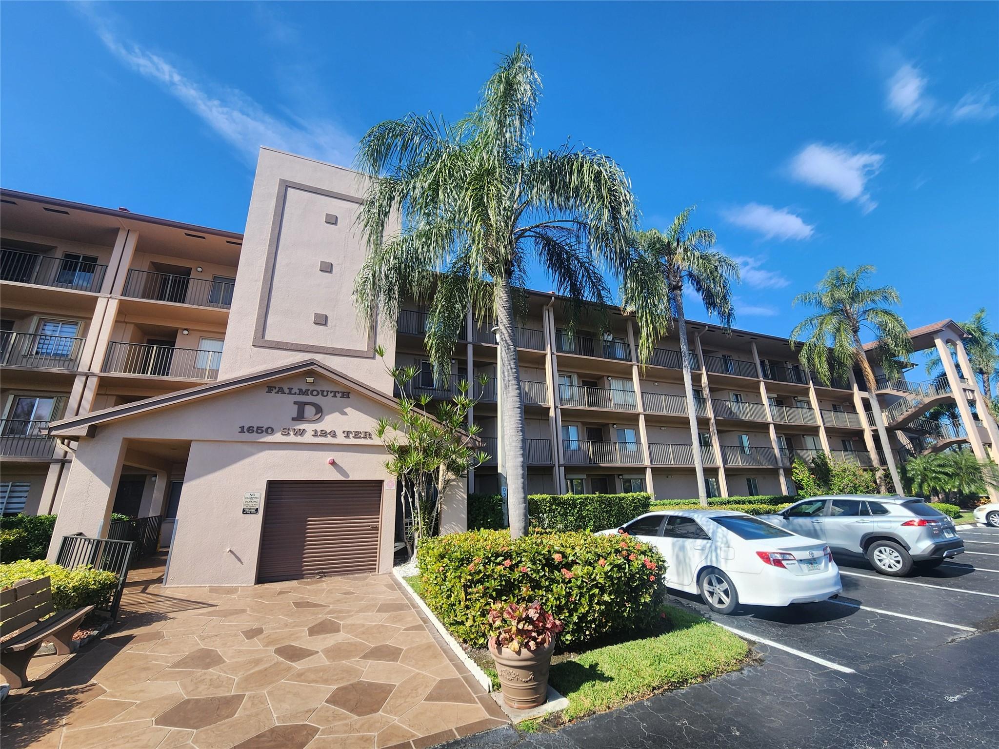New Washer & Dryer in Unit. Remodeled 2 bedroom available for immediate occupancy in Falmouth Condominium at Century Village (55+ community). Full amenities & security. Kitchen equipped granite countertops and new stainless steel appliances. New flooring and new closet doors. Freshly painted. Won't disappoint. Balcony has a beautiful unobstructed garden view. Easy approval process