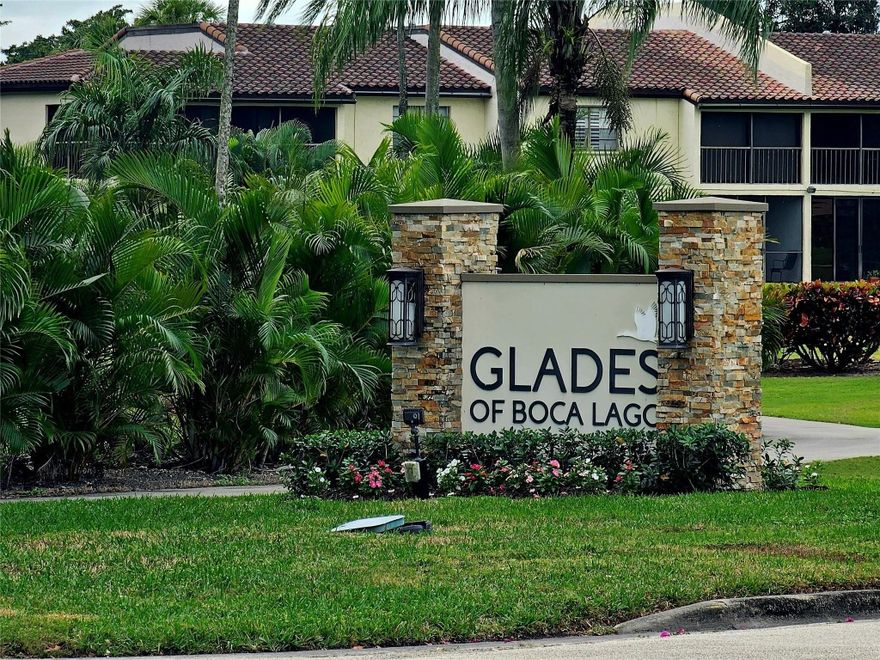 A well maintained, Move in ready, 3 bd, 2 bath unit with a beautiful lake view, from your full size screened balcony. Enter your unit from a private staircase. Bright and cheerful, recently painted, tile floors and brand new carpet in bedrooms. Unit has upgraded window treatments and Plantation shutters. A Pet friendly, gated, 55 plus, Country club community without mandatory fees.