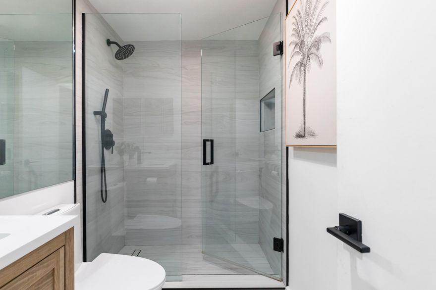 Interior designed completely remodeled 1 bedroom condo available fully furnished near beach available immediately. Updates include impact windows, porcelain tile, new stainless steel appliances, high end Cabinents in kitchen and bath, quartz counters, ac new and assessment paid. Community has sufficient reserves but does require 10% down payment on financed offer.