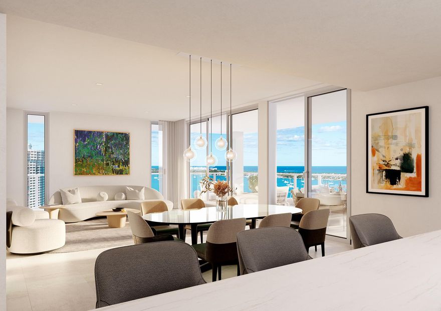 Introducing ALBA, an exquisite collection of 55 luxury residences, ranging from 2 - 4 bedrooms, within a 22-story boutique direct waterfront building. Crafted by Spina O'Rourke + Partners, this is the only new construction building in West Palm Beach situated directly on the intracoastal. Residence 1704 is a gracious 1,786 square foot 3 Bedroom, 3 Bath home with an oversized glass-framed terrace spanning 578 feet featuring a summer kitchen and panoramic views of the intracoastal. The great room, dining area and primary suite are surrounded by floor-to-ceiling hurricane impact windows showcasing stunning views of the PB Inlet. Alba residents will enjoy a private gated entry, dock with boat slip access, and an elevated full-floor amenity level with both a sunrise and sunset pool, and more..
